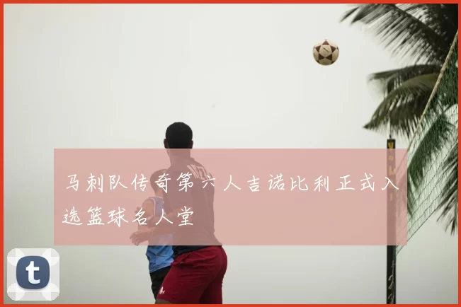马刺队传奇第六人吉诺比利正式入选篮球名人堂
